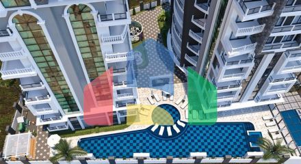 One-bedroom apartment in a new Alanya complex