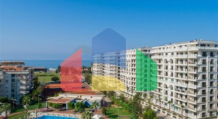 Просторная квартира с видом на море в одном из самых лучших комплексах Аланьи