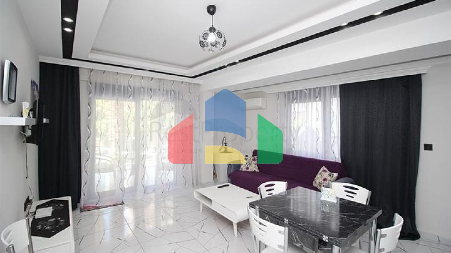 Меблированная квартира планировкой 2+1 в самом центре Алании