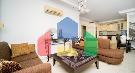 Spacious 3+1 apartment in the very center of Alanya