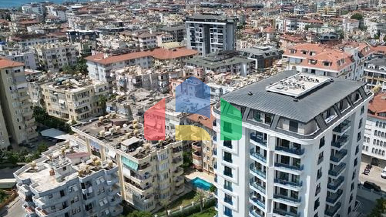 Квартира 2+1 в центре Алании в комплексе от топового застройщика