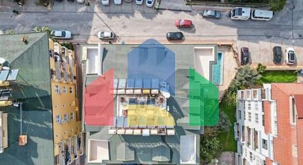 3+2 floor plan apartment in the central area of Alanya