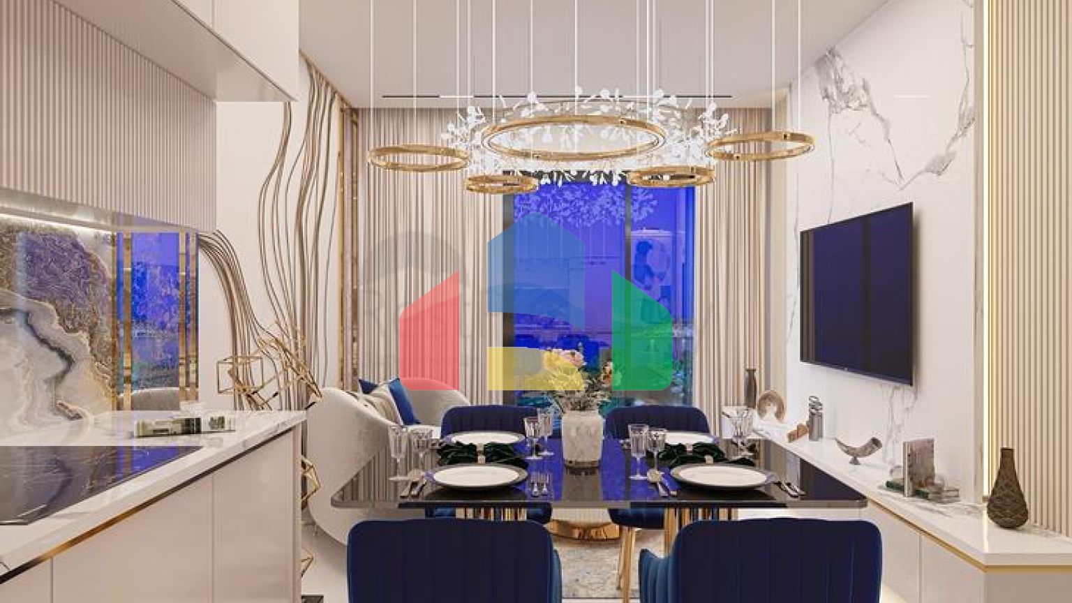 Квартира 2+1 в одном из лучших комплексов в центре Алании