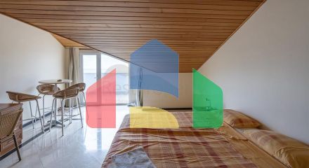 Меблированный пентхаус 4+1 с видом на море в центре Алании