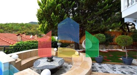 Мебльована вілла з панорамним видом в самому центрі Аланії