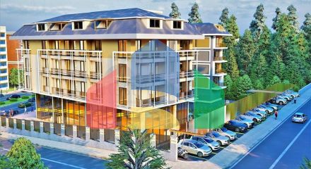 We offer you a project of a complex with infrastructure in the center of Alanya