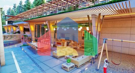 We offer you a project of a complex with infrastructure in the center of Alanya