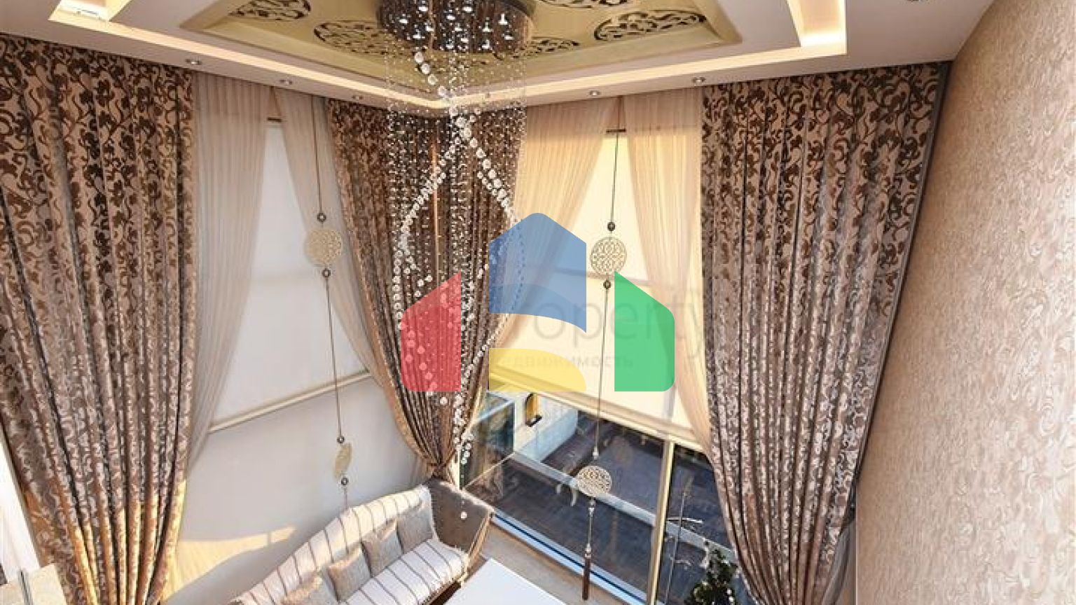 Вілла 5 + 2 з шикарним видом в центрі Аланії