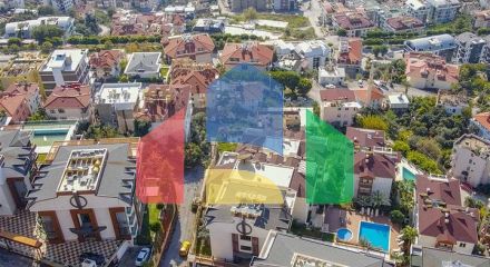 Апартаменти 2 + 1 з просторою терасою в центрі Аланії.