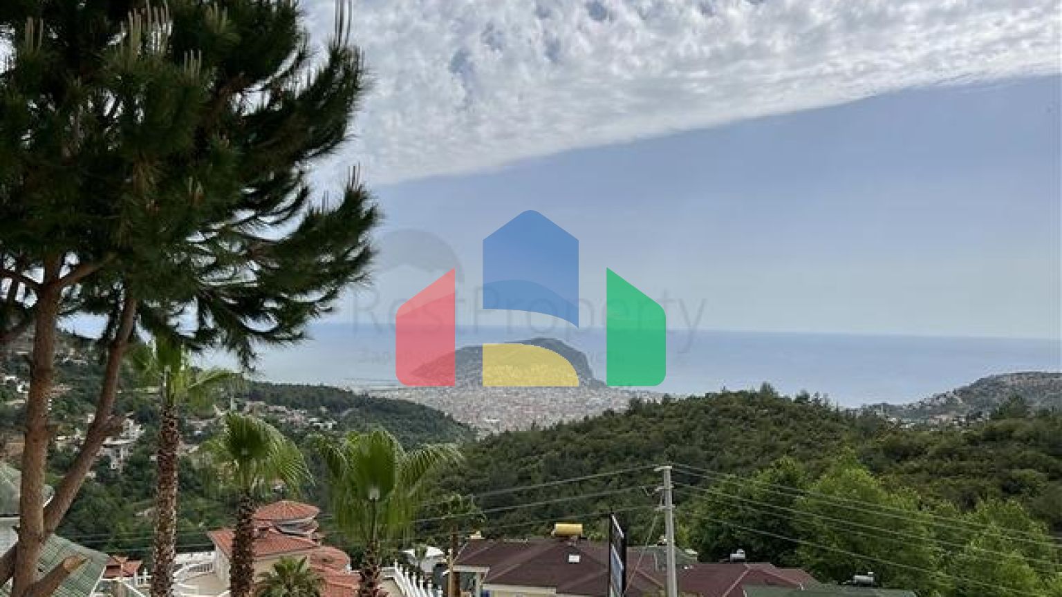 Вілла 3 + 1 з панорамним видом на море з можливістю отримання турецького громадянства