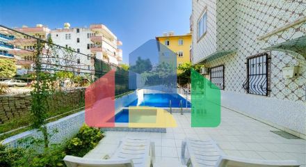 1+1 large apartment in the center of Alanya