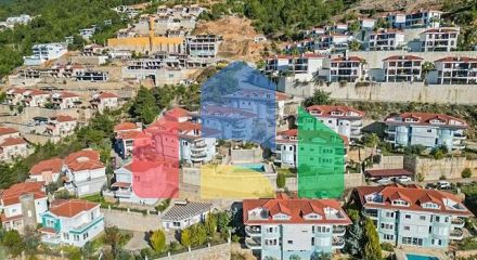 Пентхаус 3+1 с потрясающим видом на море в живописном районе Бекташ