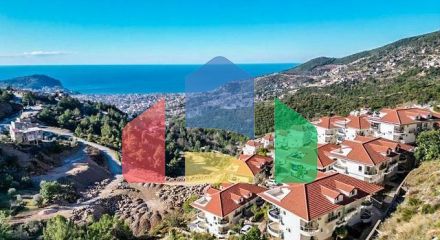 Пентхаус 3+1 с потрясающим видом на море в живописном районе Бекташ