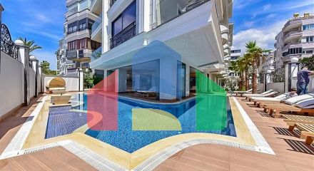 Пентхаус 3+1 в новом комплексе на первой береговой линии в Алании