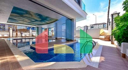 Пентхаус 3+1 в новом комплексе на первой береговой линии в Алании