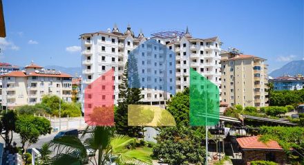 Роскошная квартира 2+1 с видом на море в элитном комплексе Аланьи