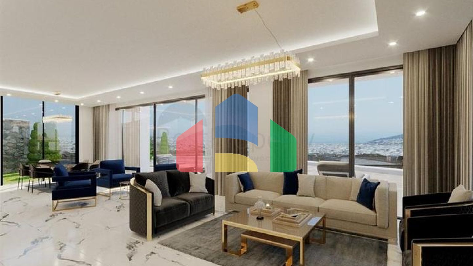 Вілли з шикарним видом на всю Аланію