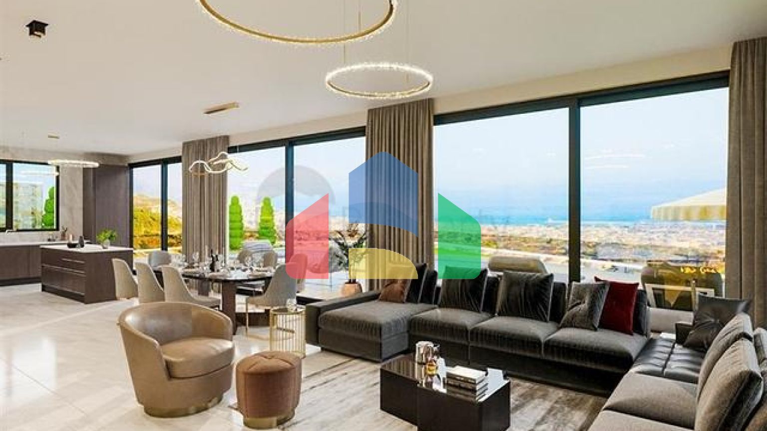 Вілли з шикарним видом на всю Аланію