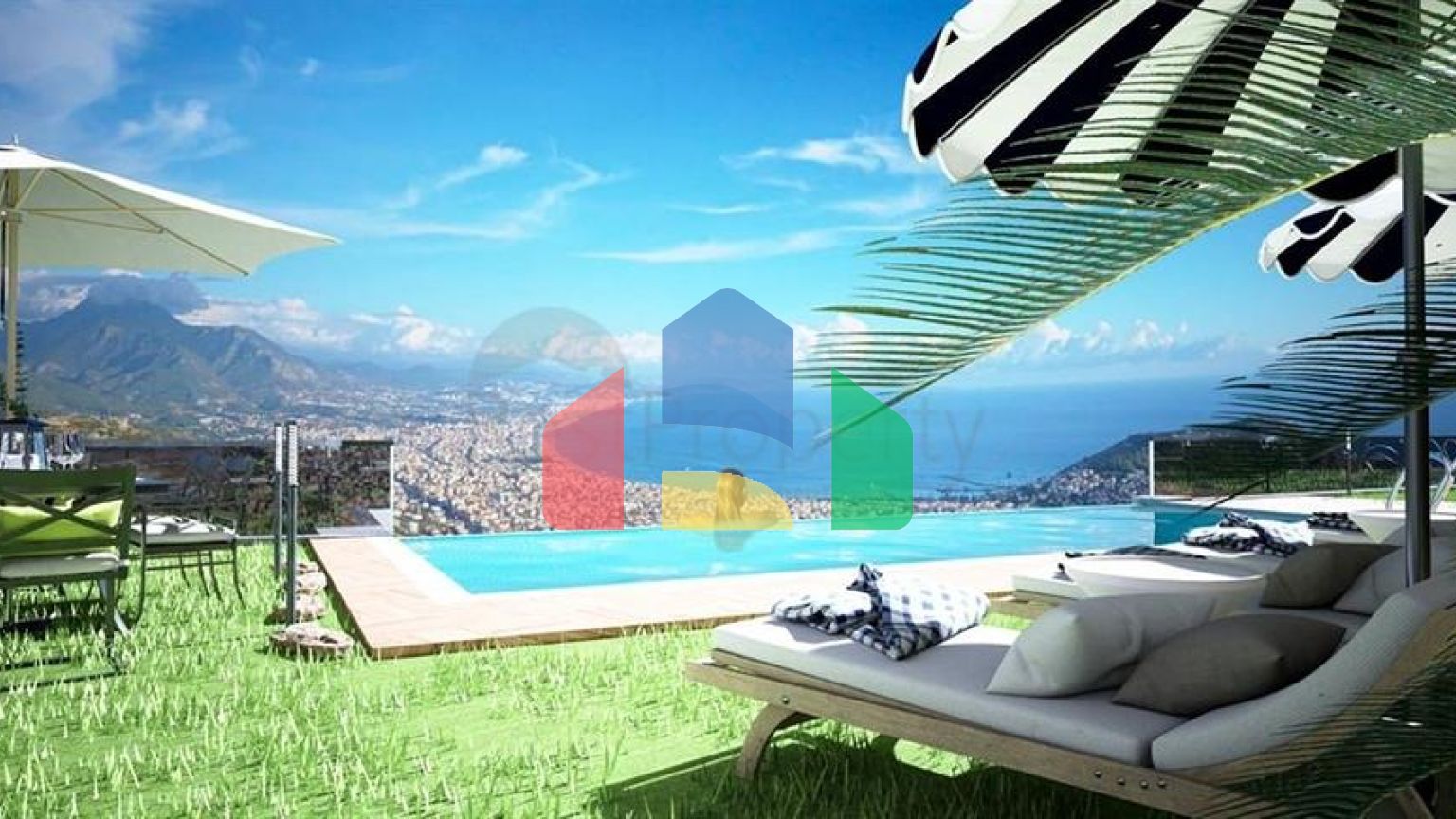 Вілли з шикарним видом на всю Аланію