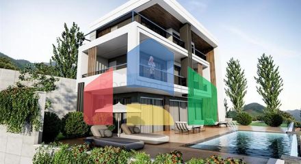 Вілли з шикарним видом на всю Аланію