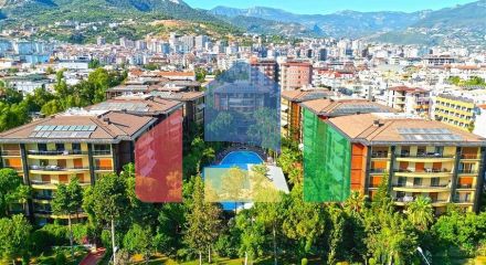 Elegant 2+1 apartment in a premium class complex in the center of Alanya