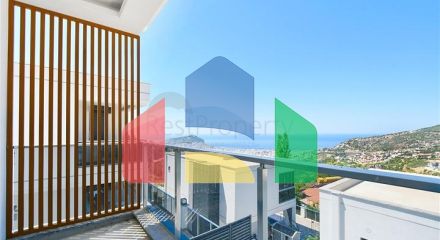 Сучасна вілла 3 + 1 з панорамним видом на море в районі Бекташ Сучасна вілла 3 + 1 з панорамним видом на море в районі Бекташ