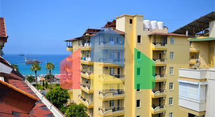 Двухуровневый пентхаус 3+1 в 100 м от моря Двухуровневый пентхаус 3+1 в 100 м от моря