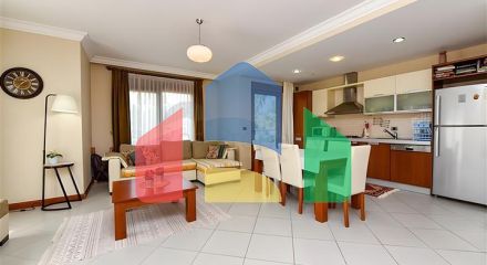 Меблированная квартира 2+1 в комплексе на первой береговой линии в центре Алании