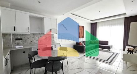 Квартира 1+1 в новом комплексе в районе пляжа Клеопатра