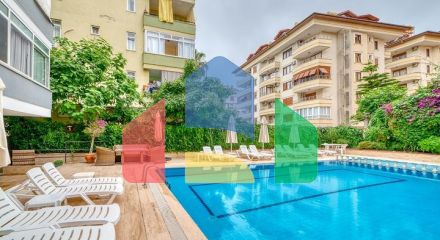 1+1 apartment in the center of Alanya