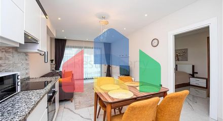 1+1 apartment in the heart of Alanya