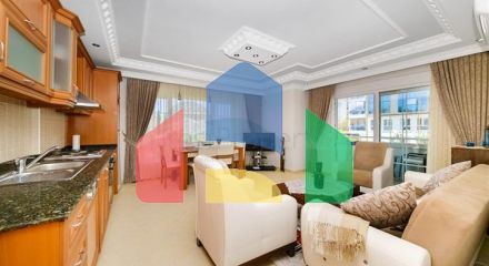 Мебльована квартира плануванням 2+1 в центрі Аланії