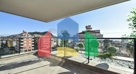 3+1 penthouse in a new residential complex near Cleopatra beach