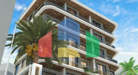 1+1 apartment in the center of Alanya at a distance of 200 meters from the sea