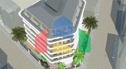 1+1 apartment in the center of Alanya at a distance of 200 meters from the sea