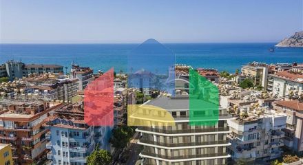 Квартира 1+1 в центре Алании на расстоянии 200 метров до моря