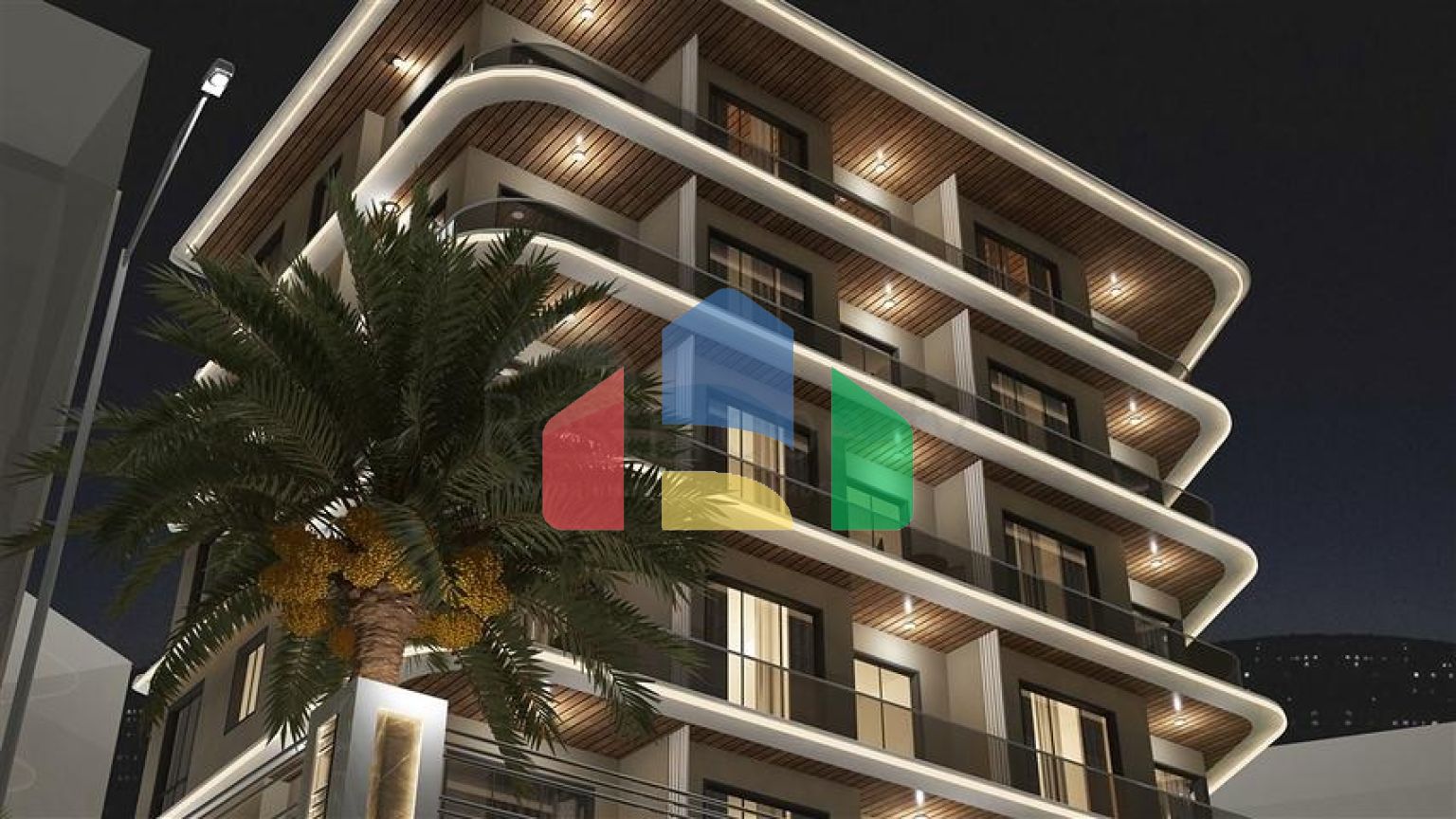 Квартира 1+1 в центре Алании на расстоянии 200 метров до моря