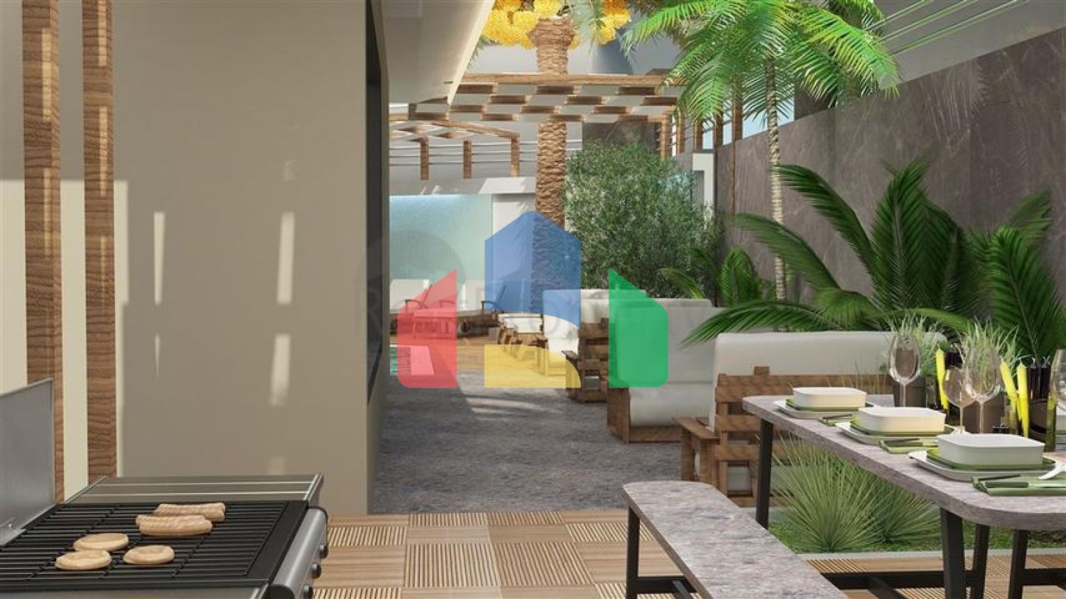 Квартира 1+1 в центре Алании на расстоянии 200 метров до моря