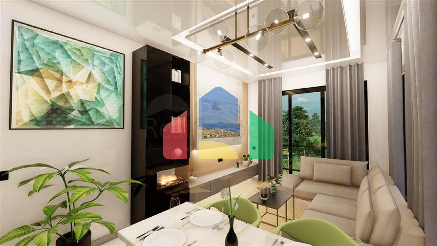 Квартира 1+1 в центре Алании на расстоянии 200 метров до моря