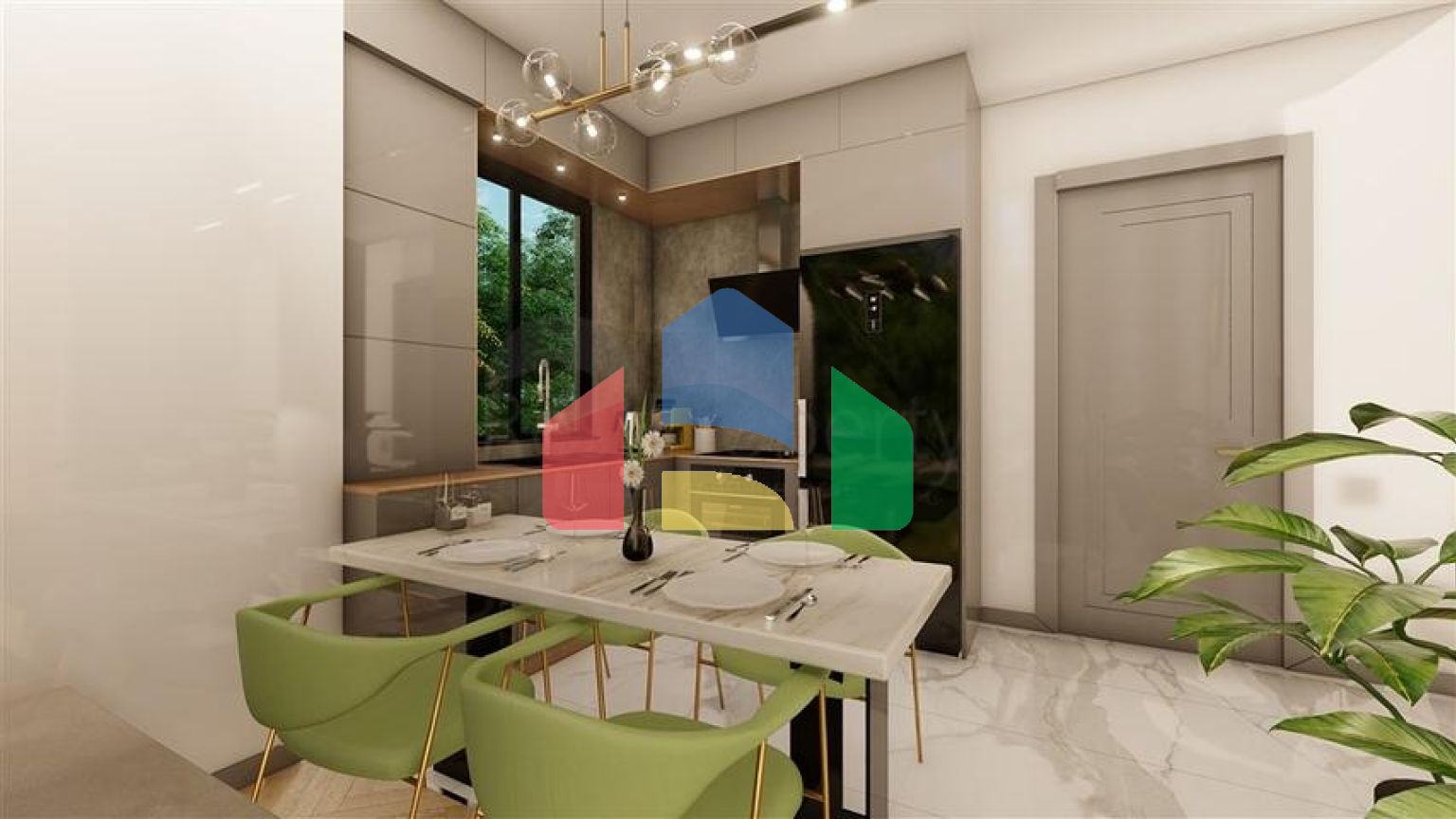 Квартира 1+1 в центре Алании на расстоянии 200 метров до моря