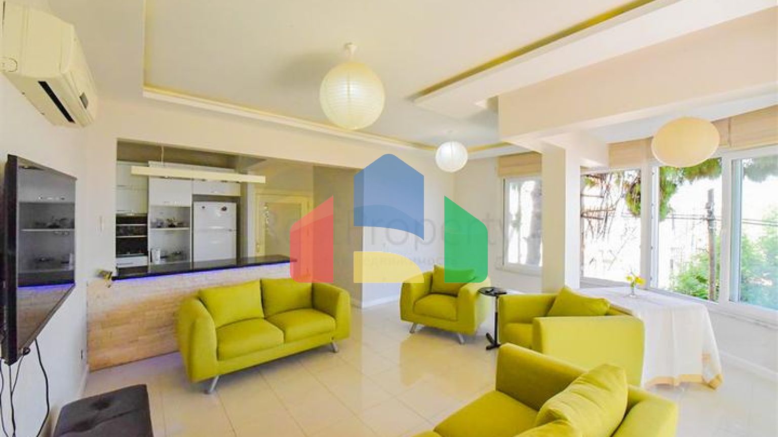 Квартира 2+1 в историческом месте Алании