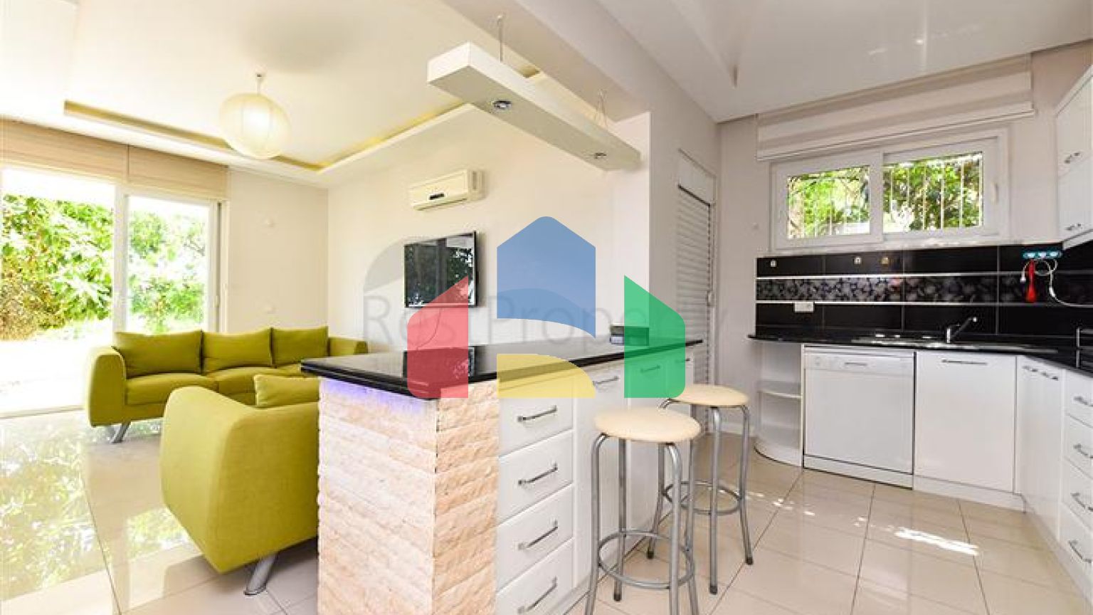 Квартира 2+1 в историческом месте Алании