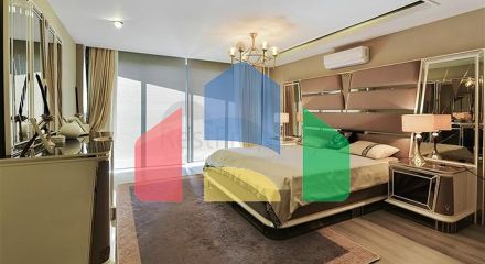 Вилла 5+1 с видом на море в центре Алании