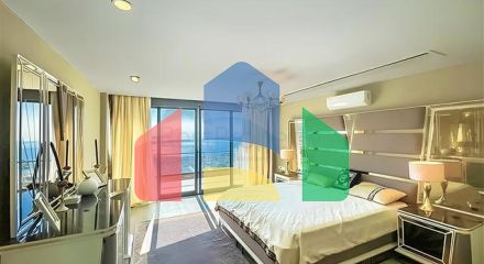 Вилла 5+1 с видом на море в центре Алании