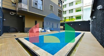 Two-bedroom apartment 200 m from the sea in the area of Cleopatra beach