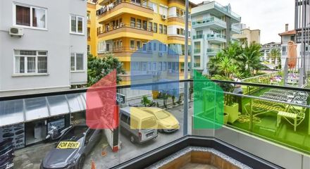 Two-bedroom apartment 200 m from the sea in the area of Cleopatra beach