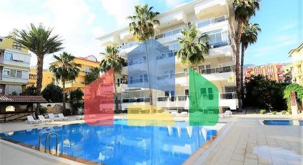 1+1 apartment 300 meters from Cleopatra beach.