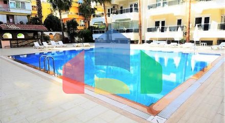 Квартира 1+1 в 300 метрах от пляжа Клеопатра.