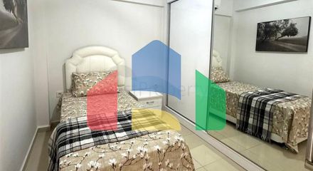 Furnished 2+1 apartment in the very center of Cleopatra — just 350 meters from the sea