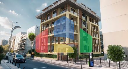 New project in the center of Alanya with sea view